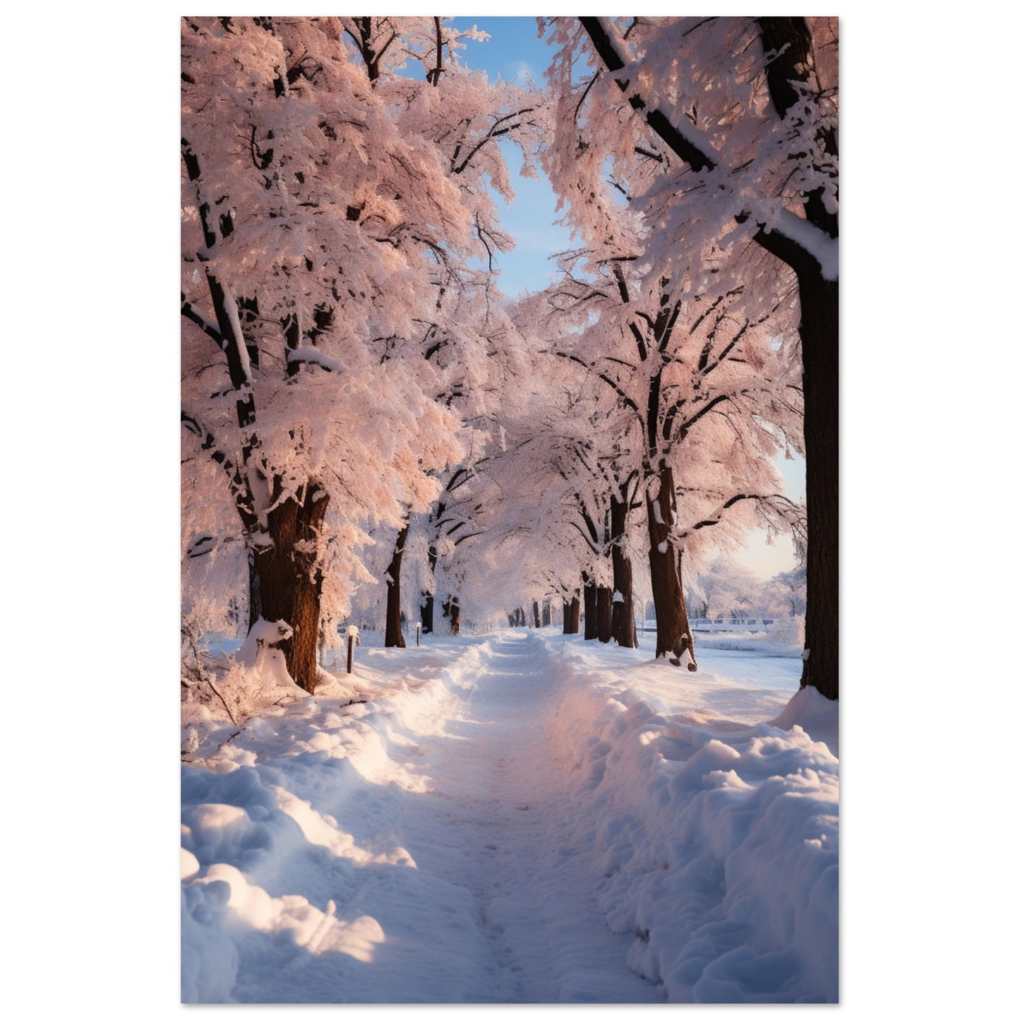 Winterlandschaft, Poster - Stiers Beste