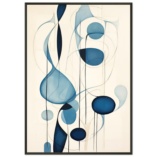 Blue Tear, Poster mit Alurahmen - Stiers Beste