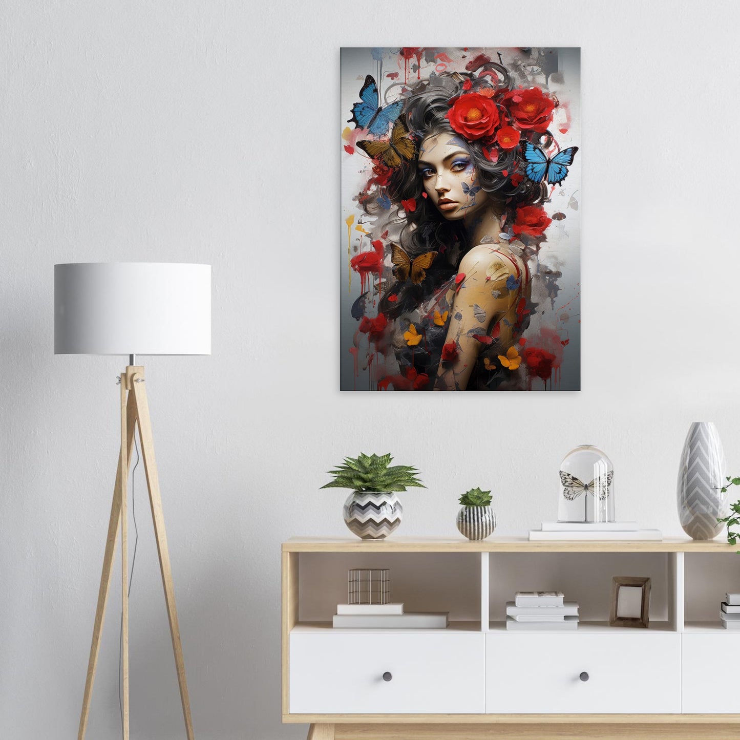 Lady Butterfly, Leinwanddruck - Stiers Beste