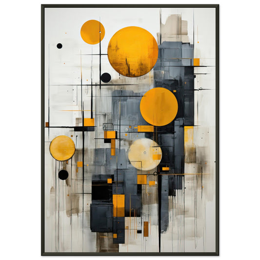 Golden Bubble, Poster mit Alurahmen - Stiers Beste