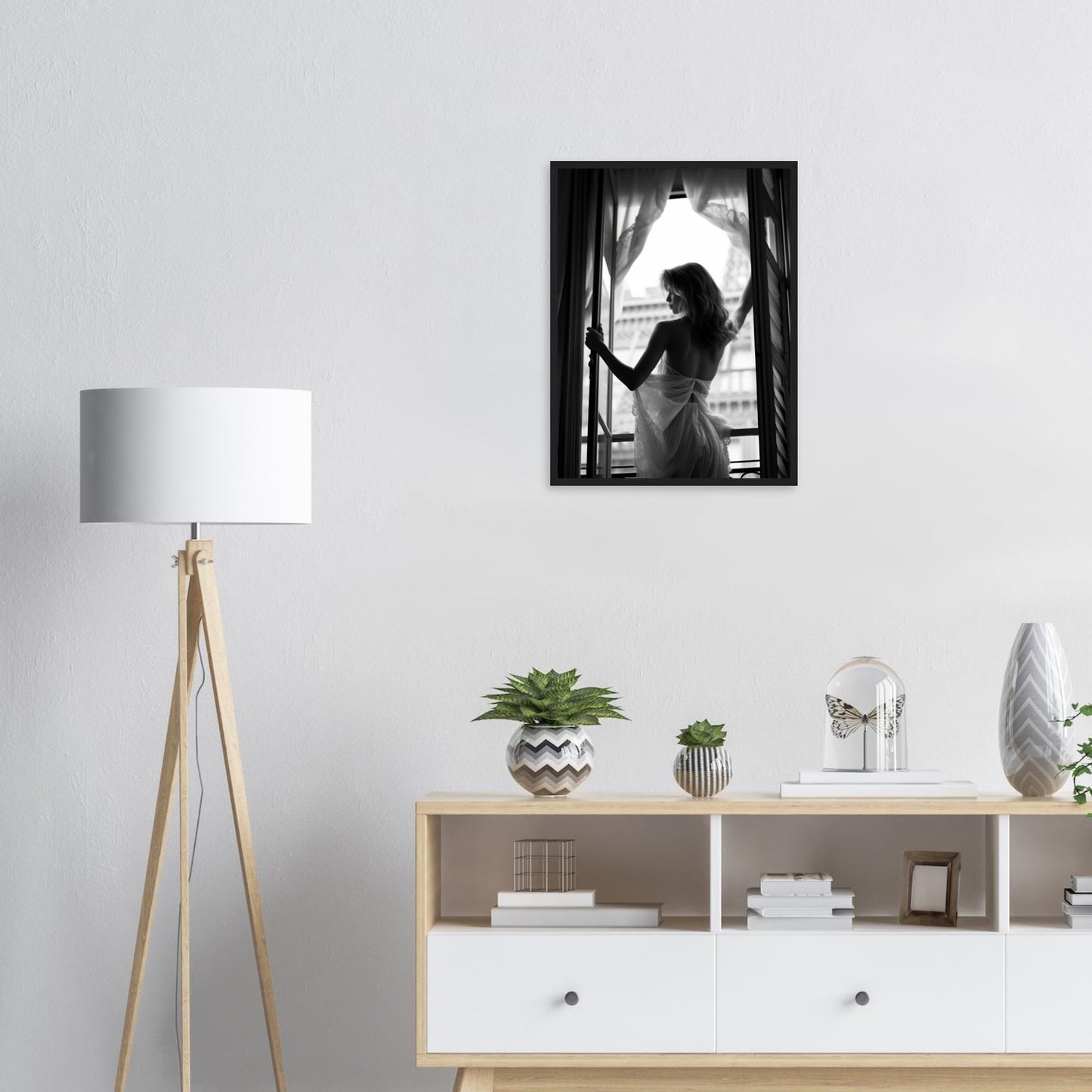 Open Window, Poster mit Holzrahmen - Stiers Beste