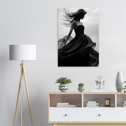 Eleganz im Wind, Leinwanddruck - Stiers Beste