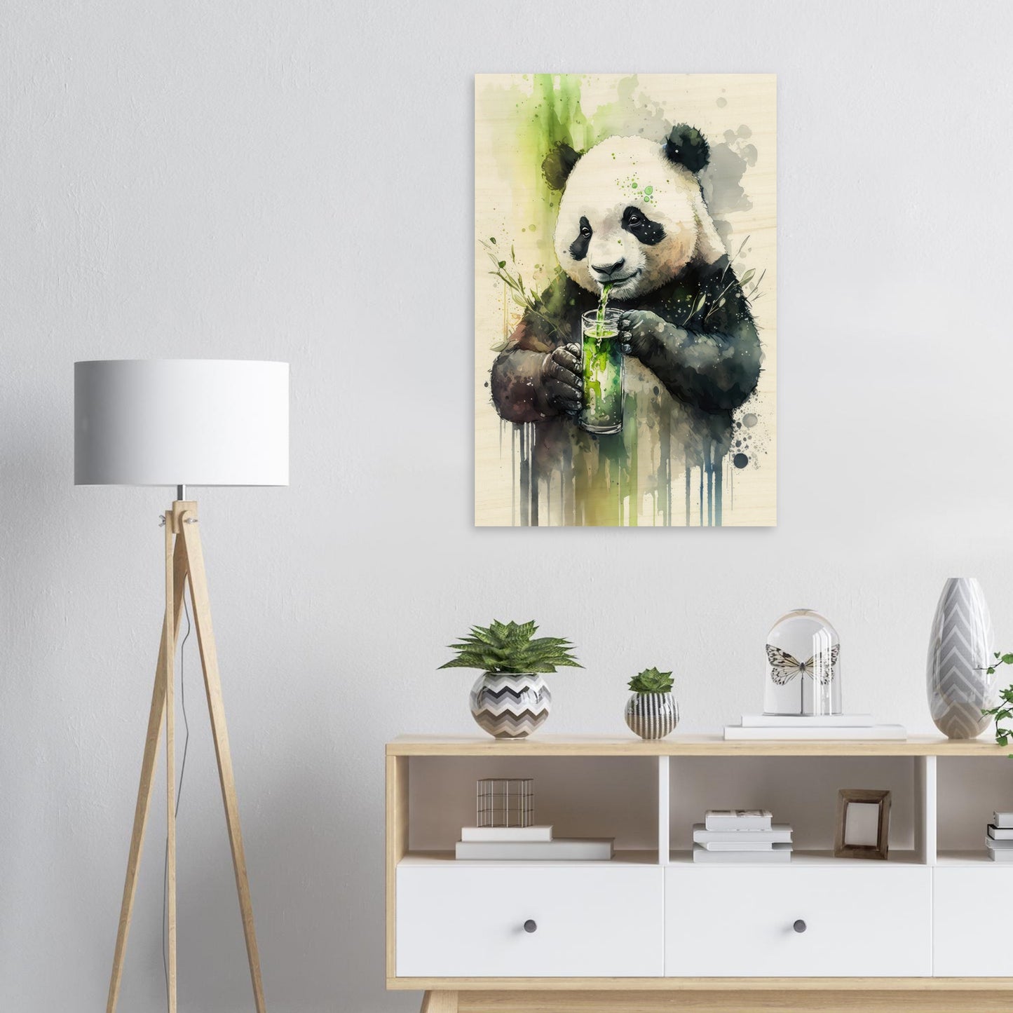 Panda Shake, Holzdruck - Stiersbeste