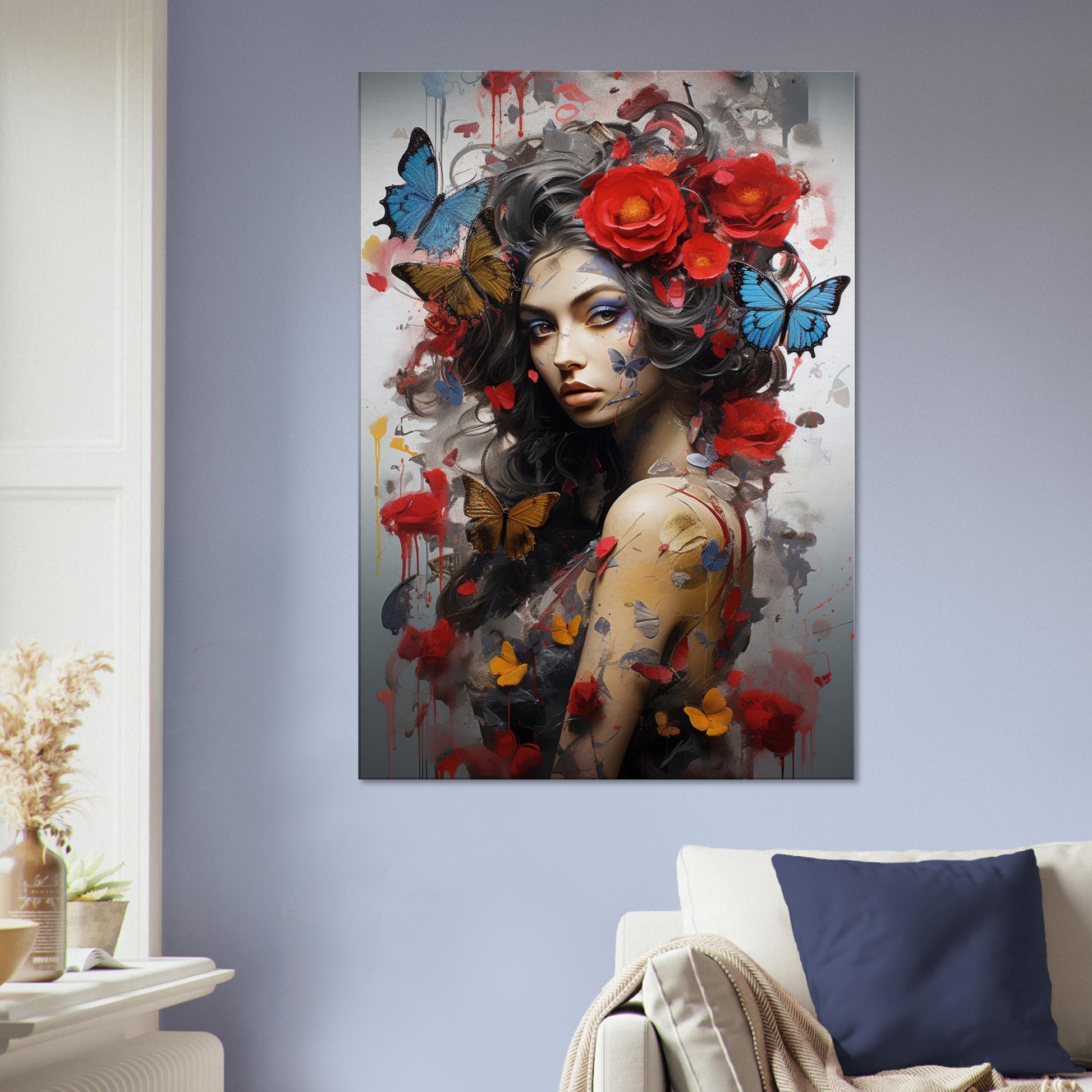Lady Butterfly, Leinwanddruck - Stiers Beste