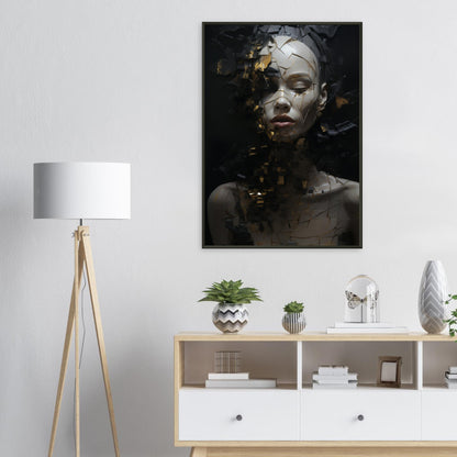Fragmentiert, Poster mit Alurahmen - Stiers Beste