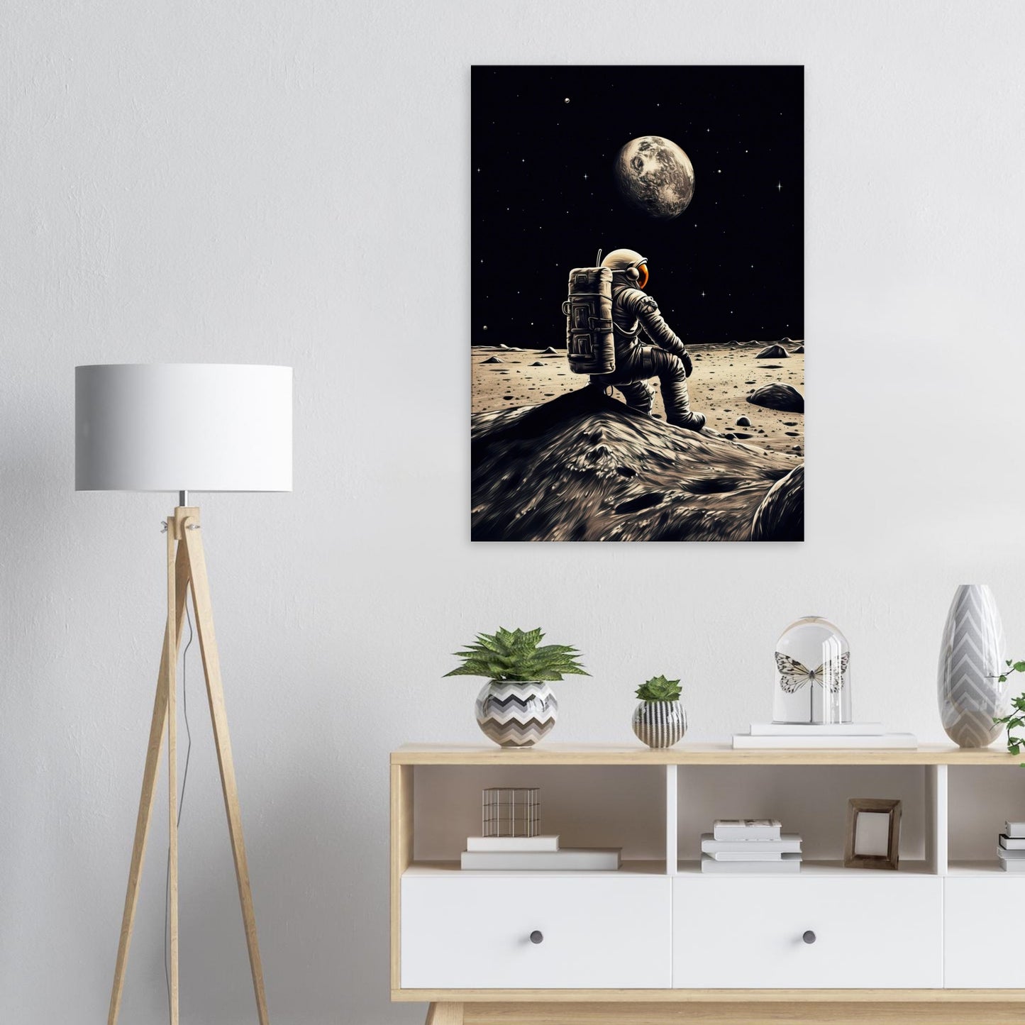 Moon Sit In, Leinwanddruck - Stiers Beste