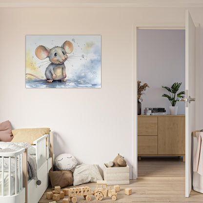 Happy Mouse, Leinwanddruck - Stiersbeste