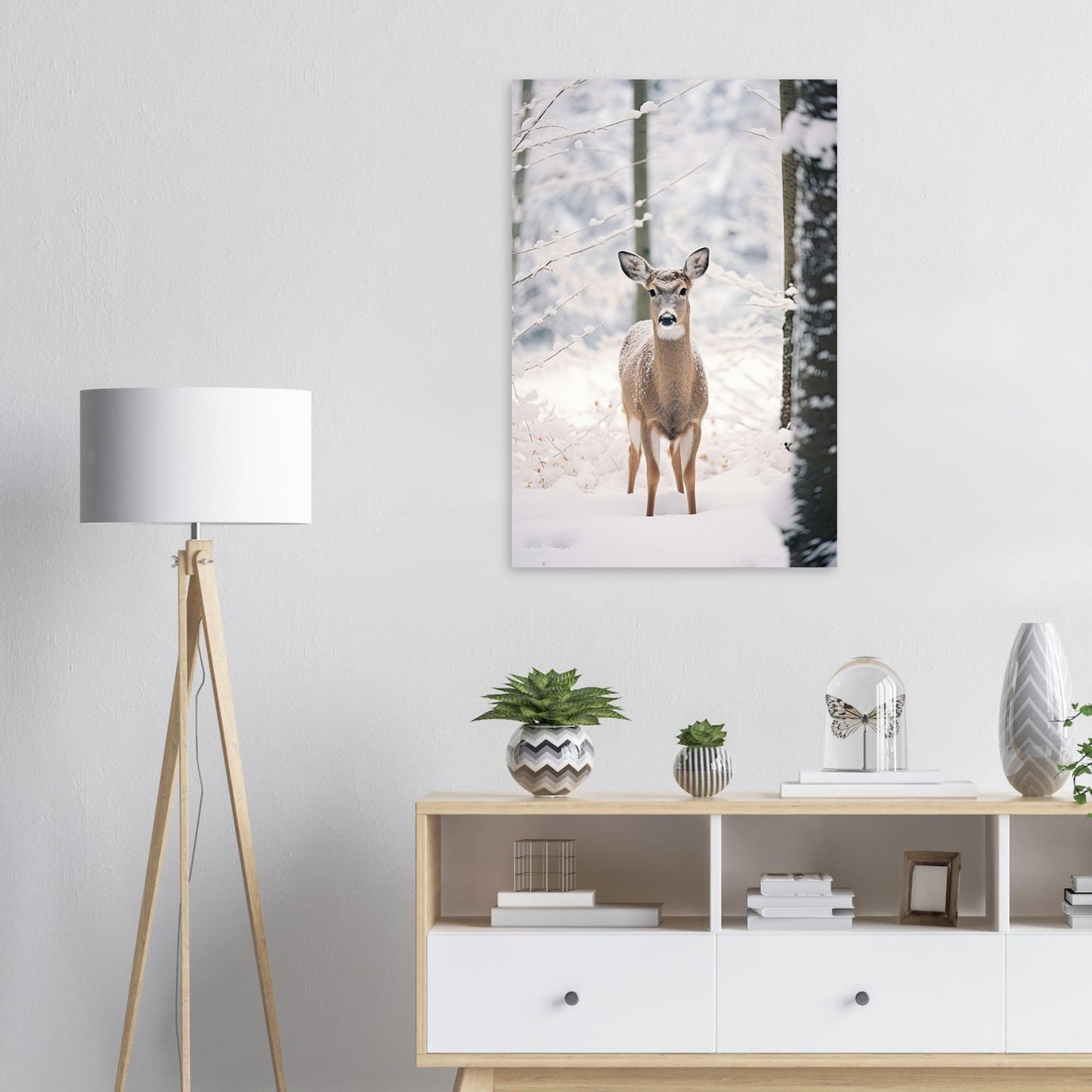 Verschneites Geweih, Poster - Stiers Beste