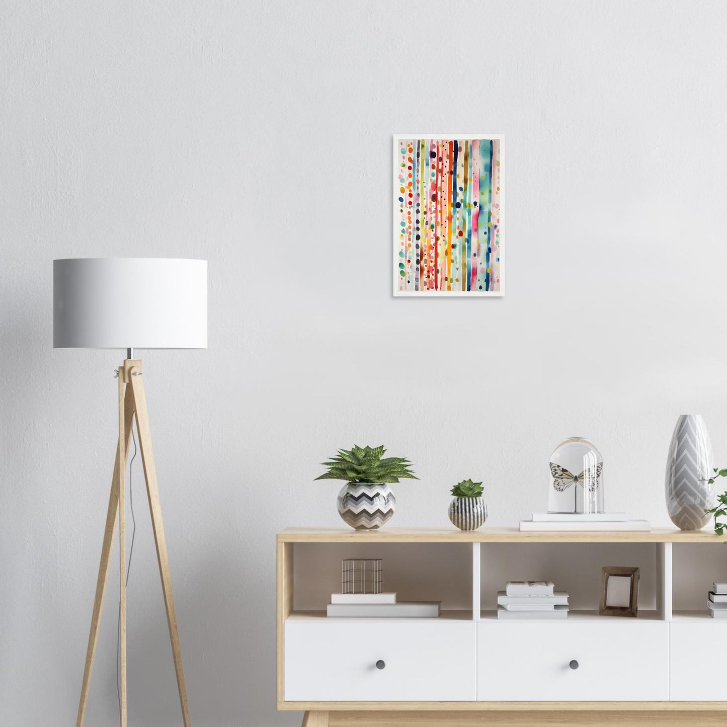 Farbig Gut, Poster mit Holzrahmen - Stiers Beste