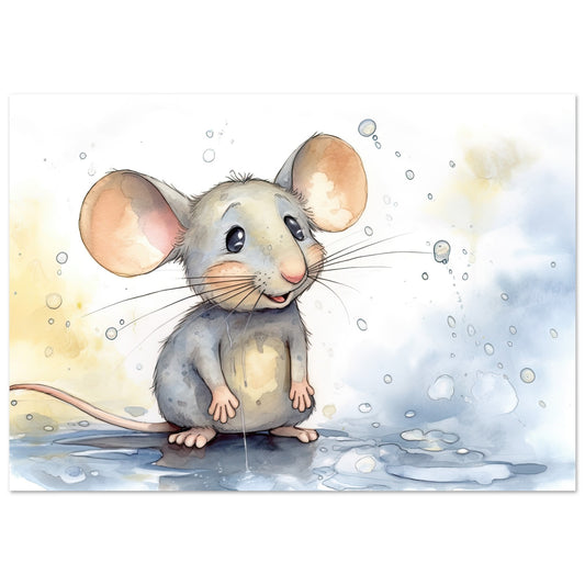 Happy Mouse, Aluminiumdruck - Stiersbeste