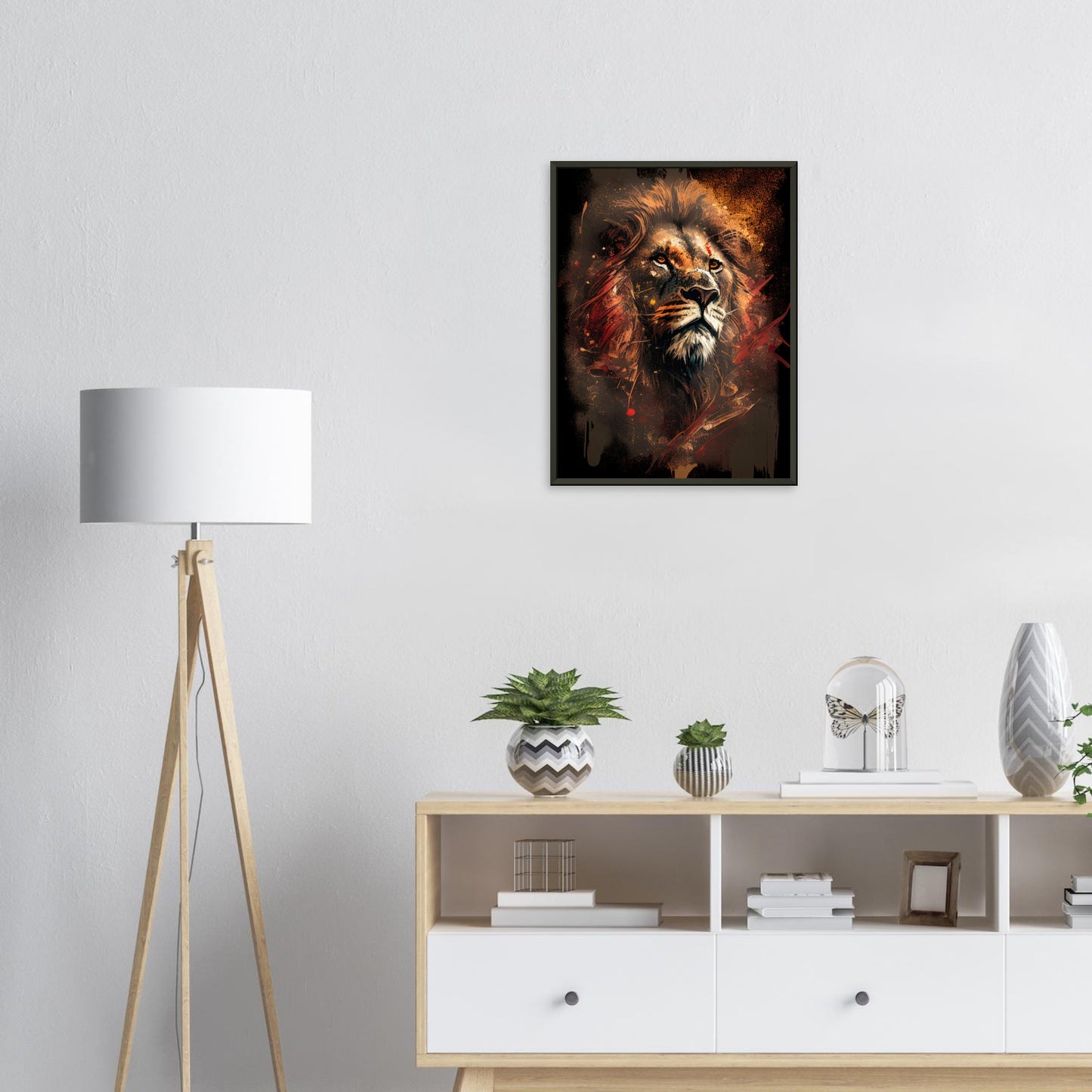 Majestätischer Blick, Poster mit Alurahmen - Stiersbeste