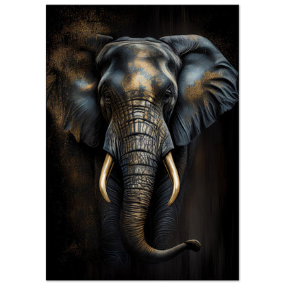 Der glanzvolle Elefant, Leinwanddruck - Stiersbeste