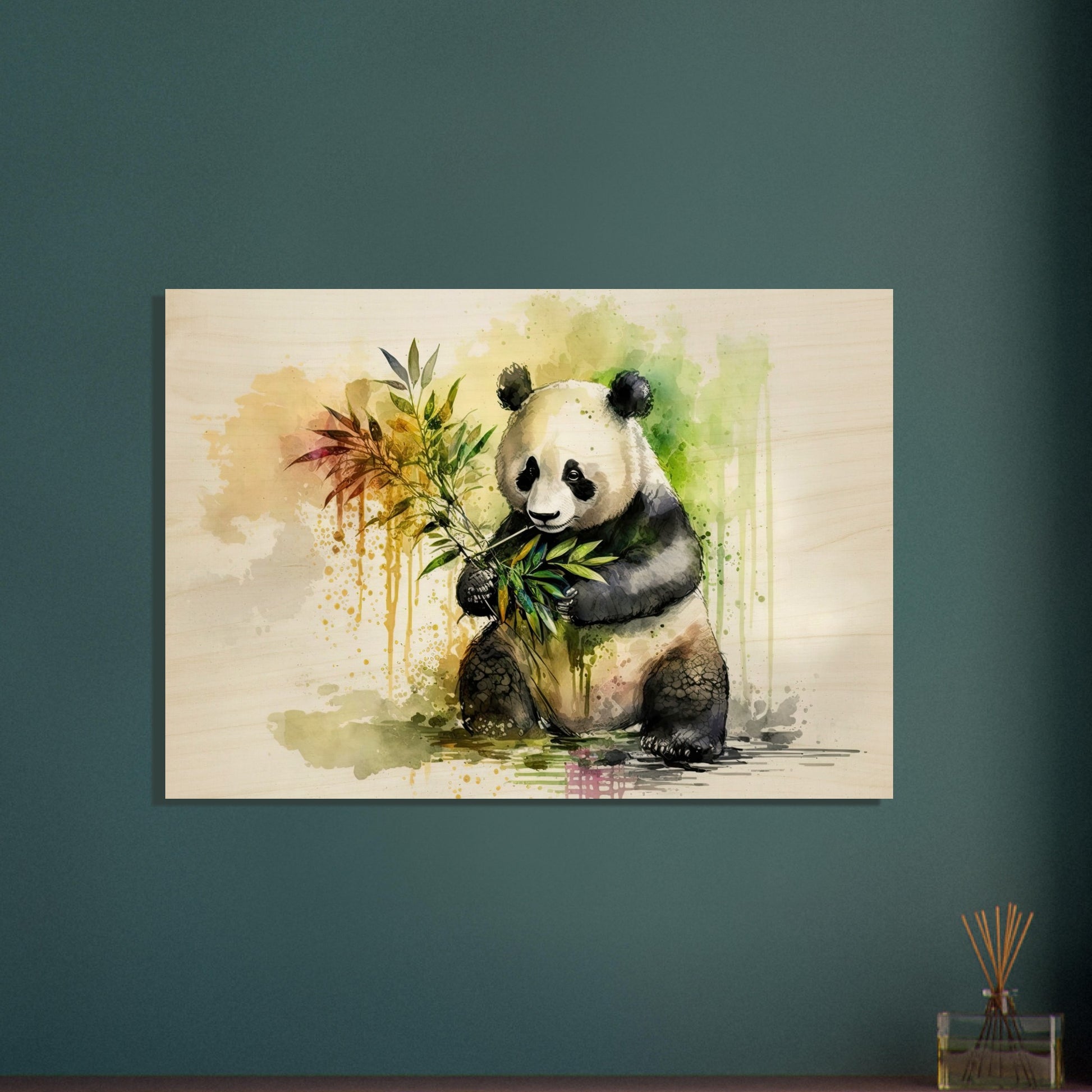 Panda Paradies, Holzdruck - Stiersbeste