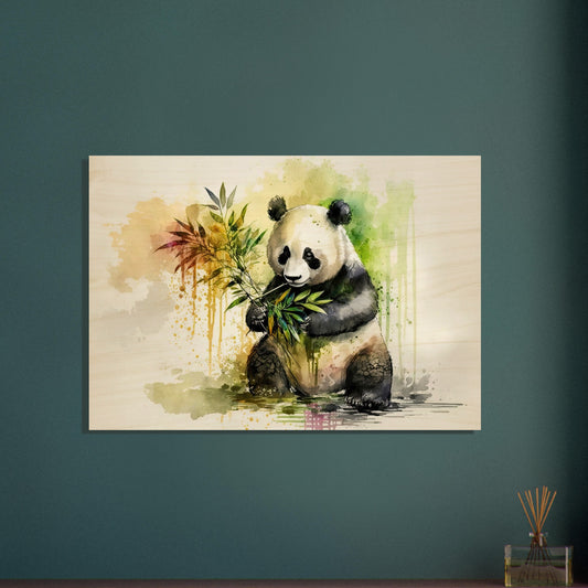 Panda Paradies, Holzdruck - Stiersbeste