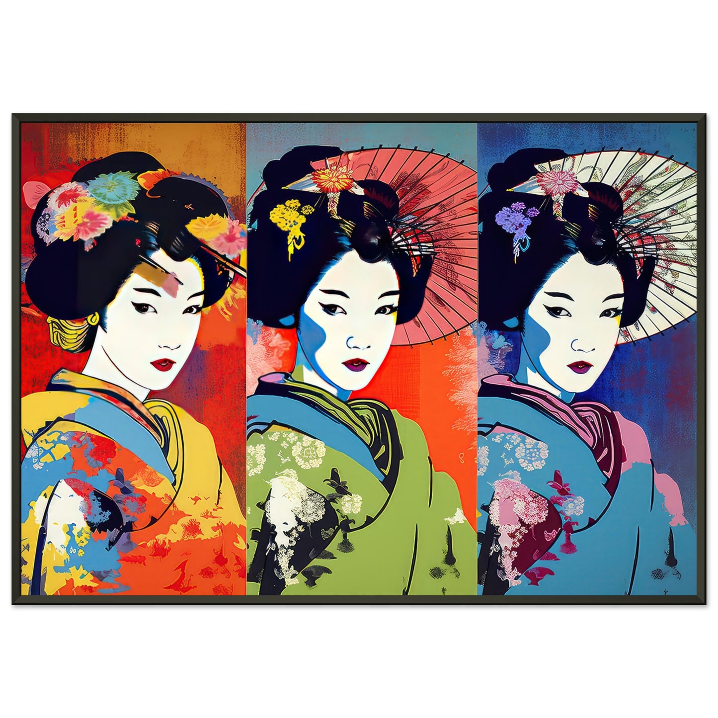 Farbenfrohe Geisha - Stiersbeste