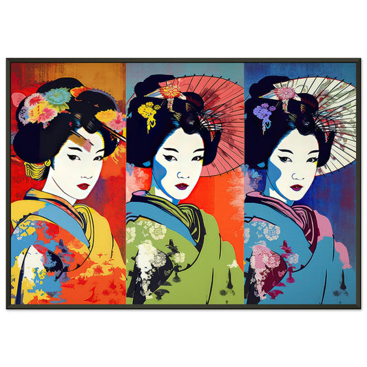 Farbenfrohe Geisha - Stiersbeste