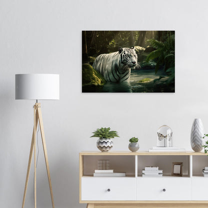 Tiger Bad, Holzdruck - Stiersbeste