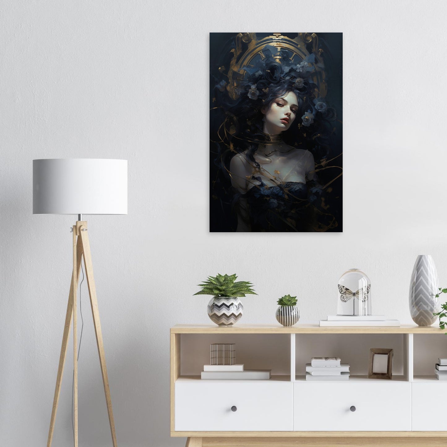 Lady Clock, Holzdruck - Stiers Beste