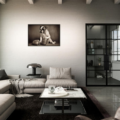 Take a break, Poster mit Alurahmen - Stiersbeste