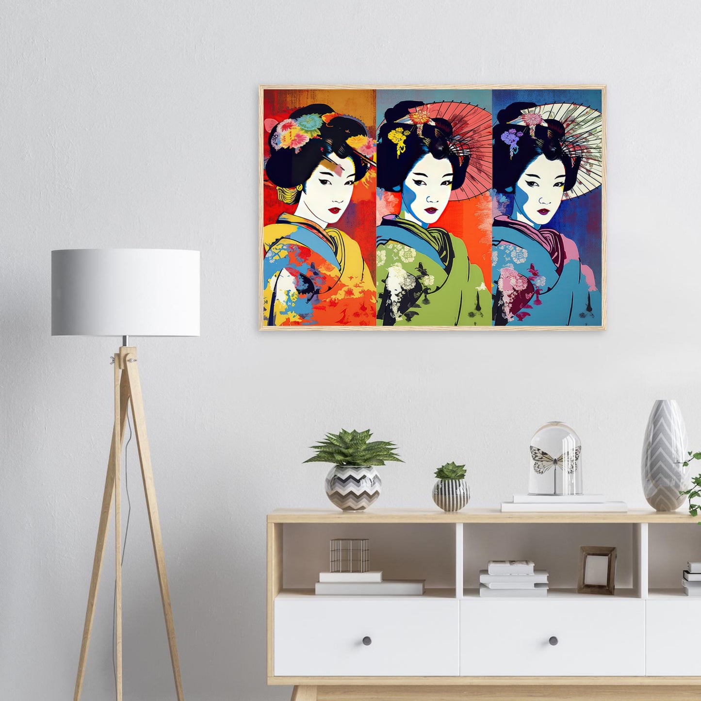Farbenfrohe Geisha - Stiersbeste