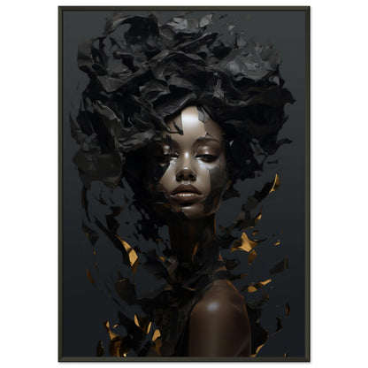 Dark Fragments, Poster mit Alurahmen - Stiers Beste