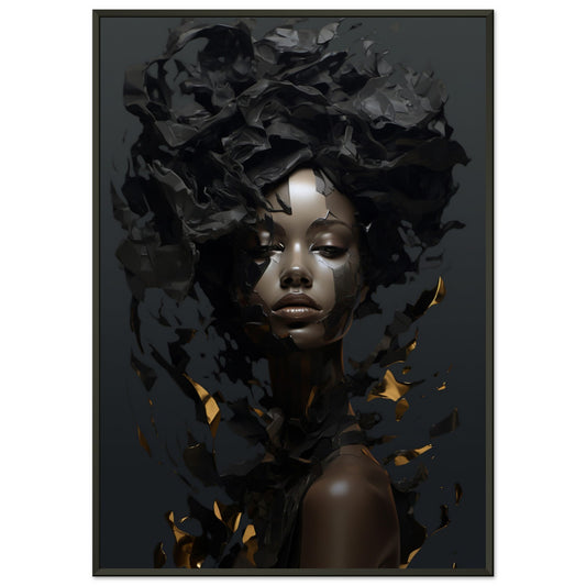 Dark Fragments, Poster mit Alurahmen - Stiers Beste