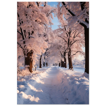 Winterlandschaft, Aluminiumdruck - Stiers Beste