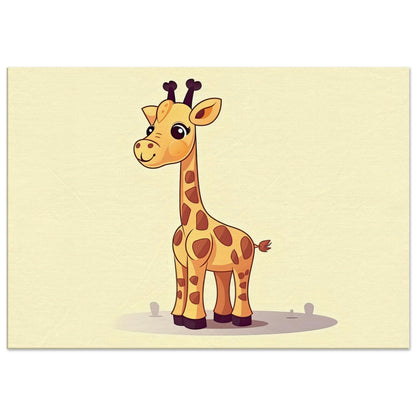 Die Giraffe, Leinwanddruck - Stiersbeste