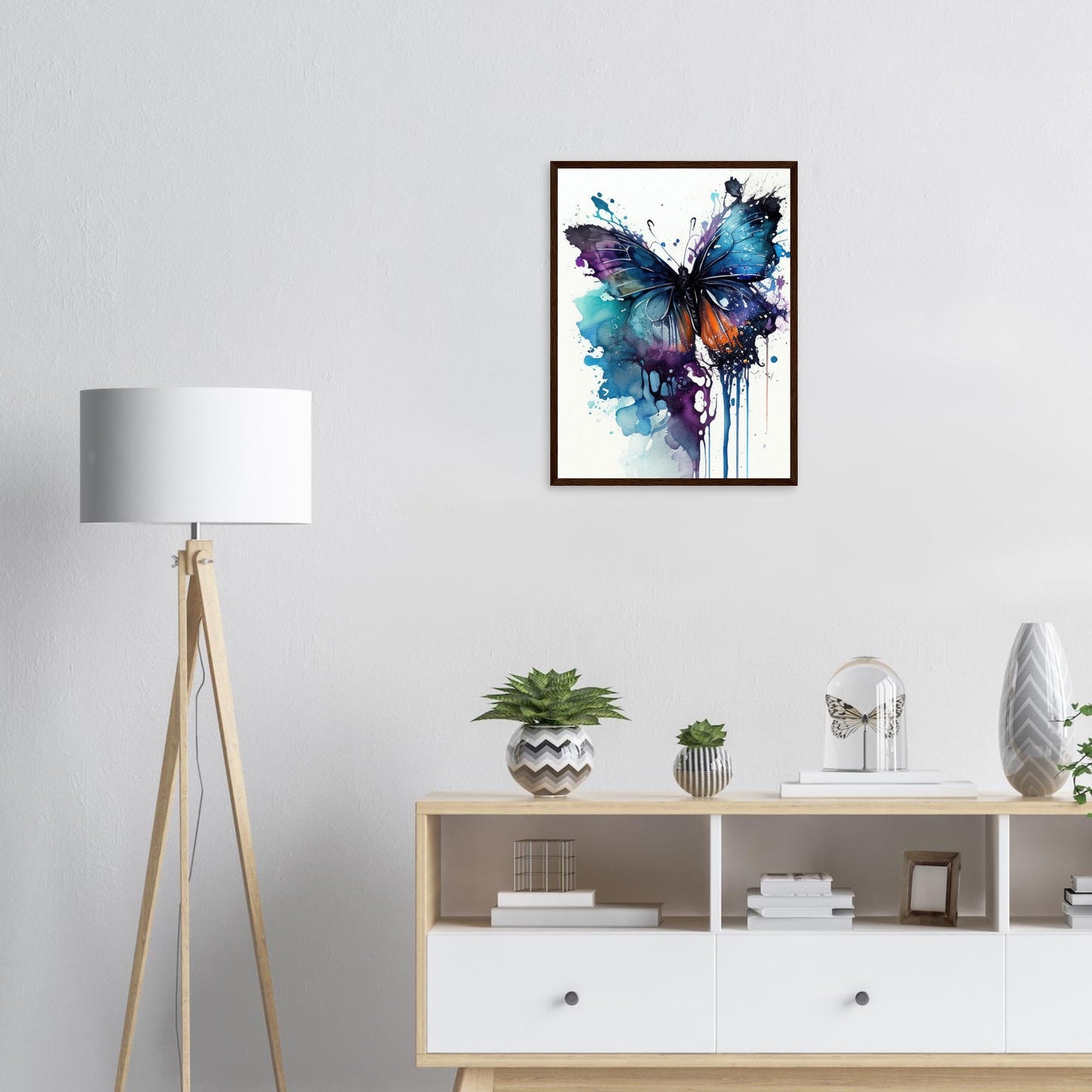 Flügeltanz, Poster mit Holzrahmen - Stiersbeste