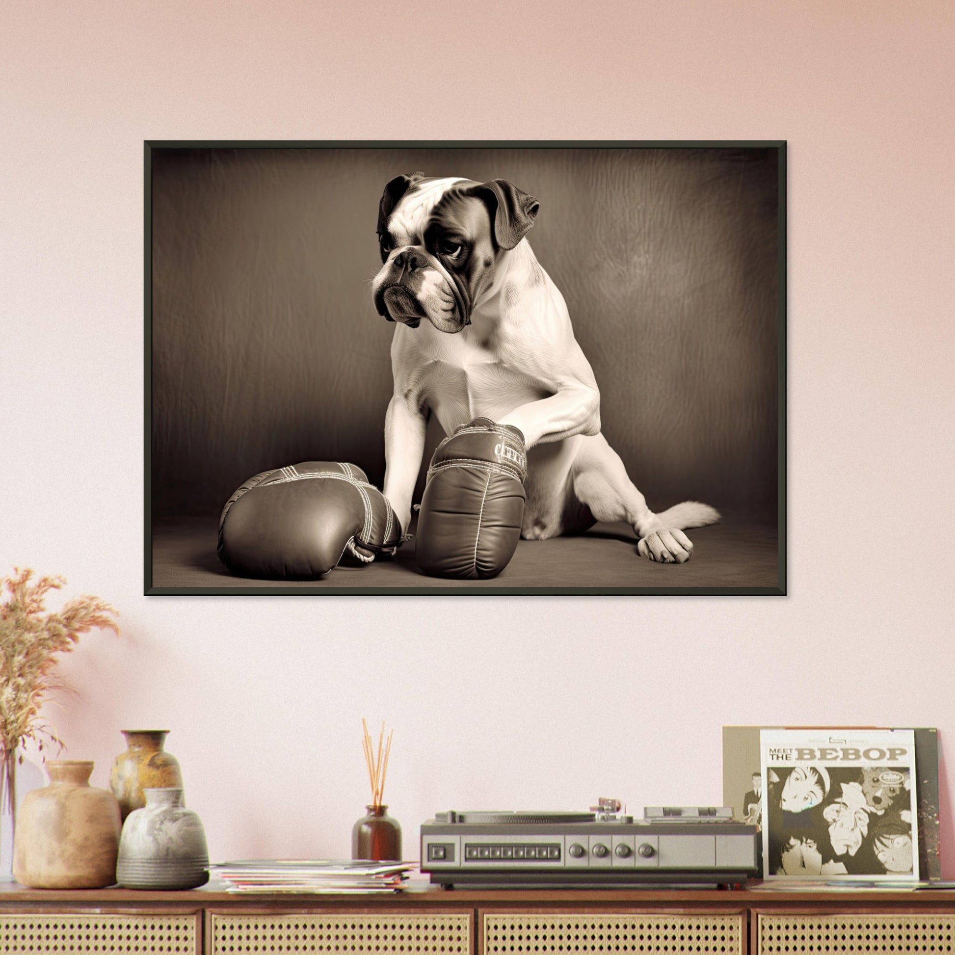 Take a break, Poster mit Alurahmen - Stiersbeste