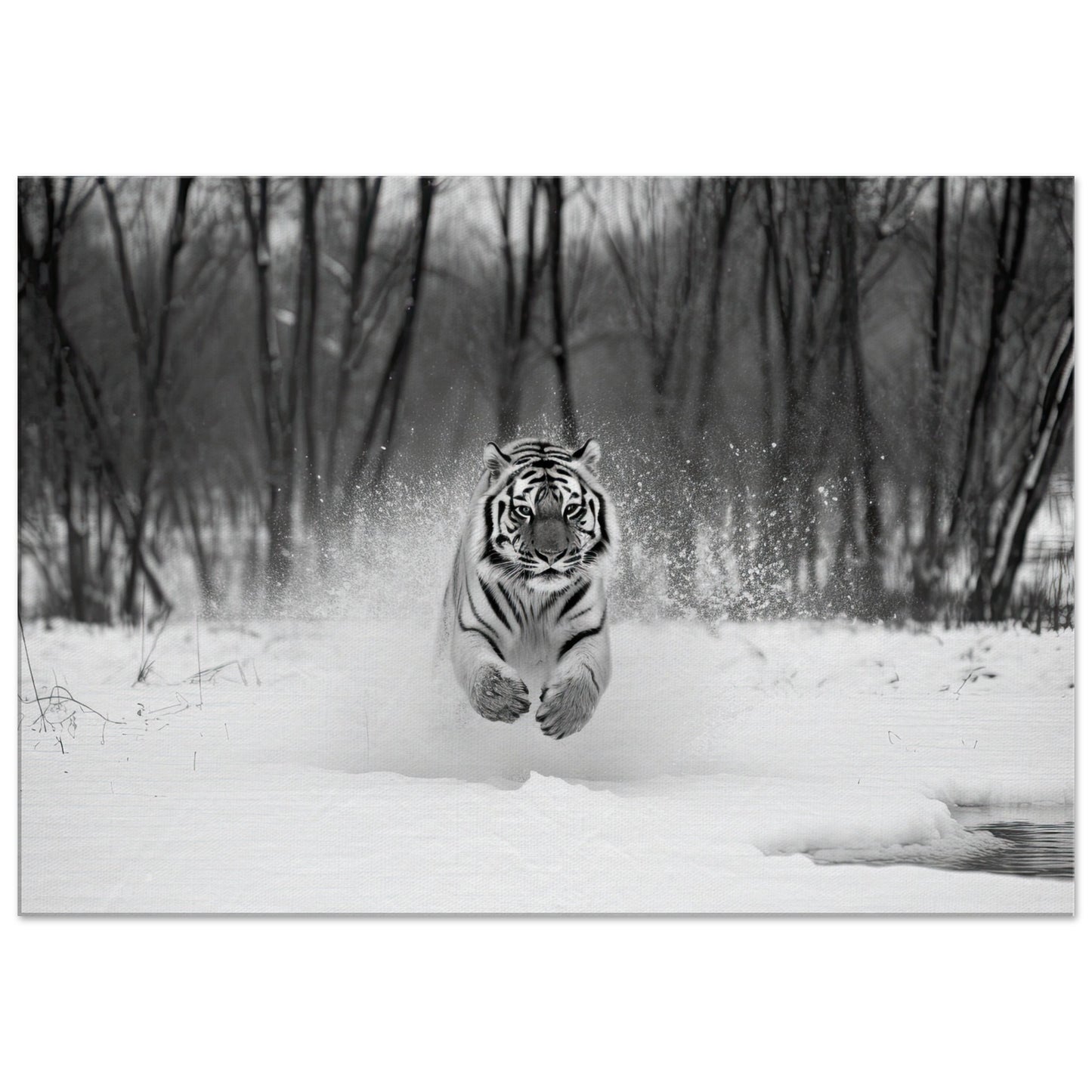 Die Jagd, Leinwanddruck - Stiersbeste