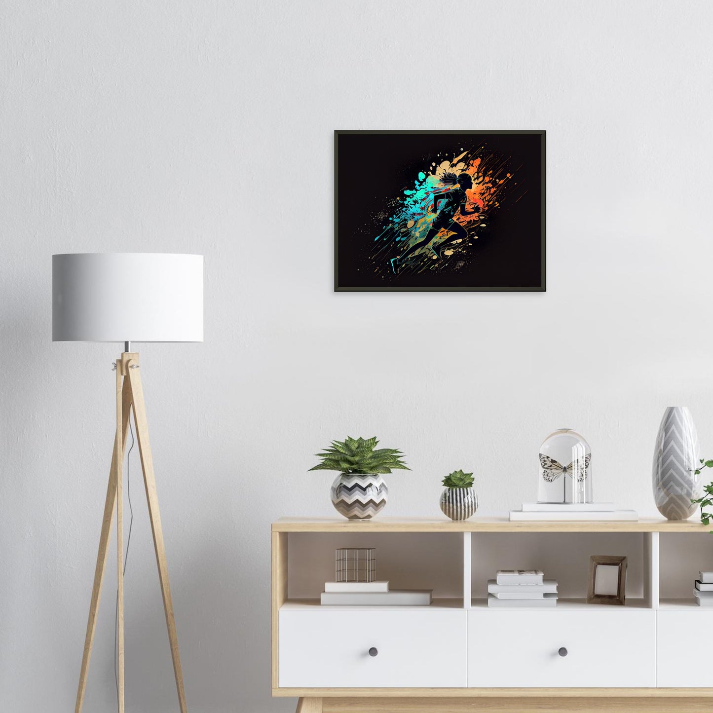 Runners Heaven, Poster mit Alurahmen - Stiersbeste
