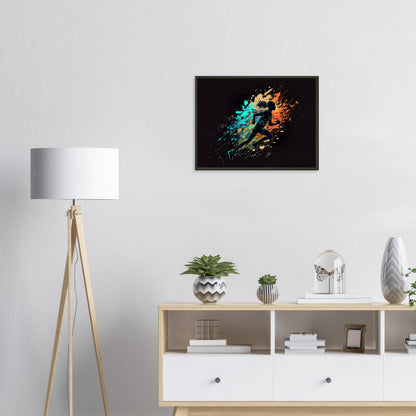 Runners Heaven, Poster mit Alurahmen - Stiersbeste