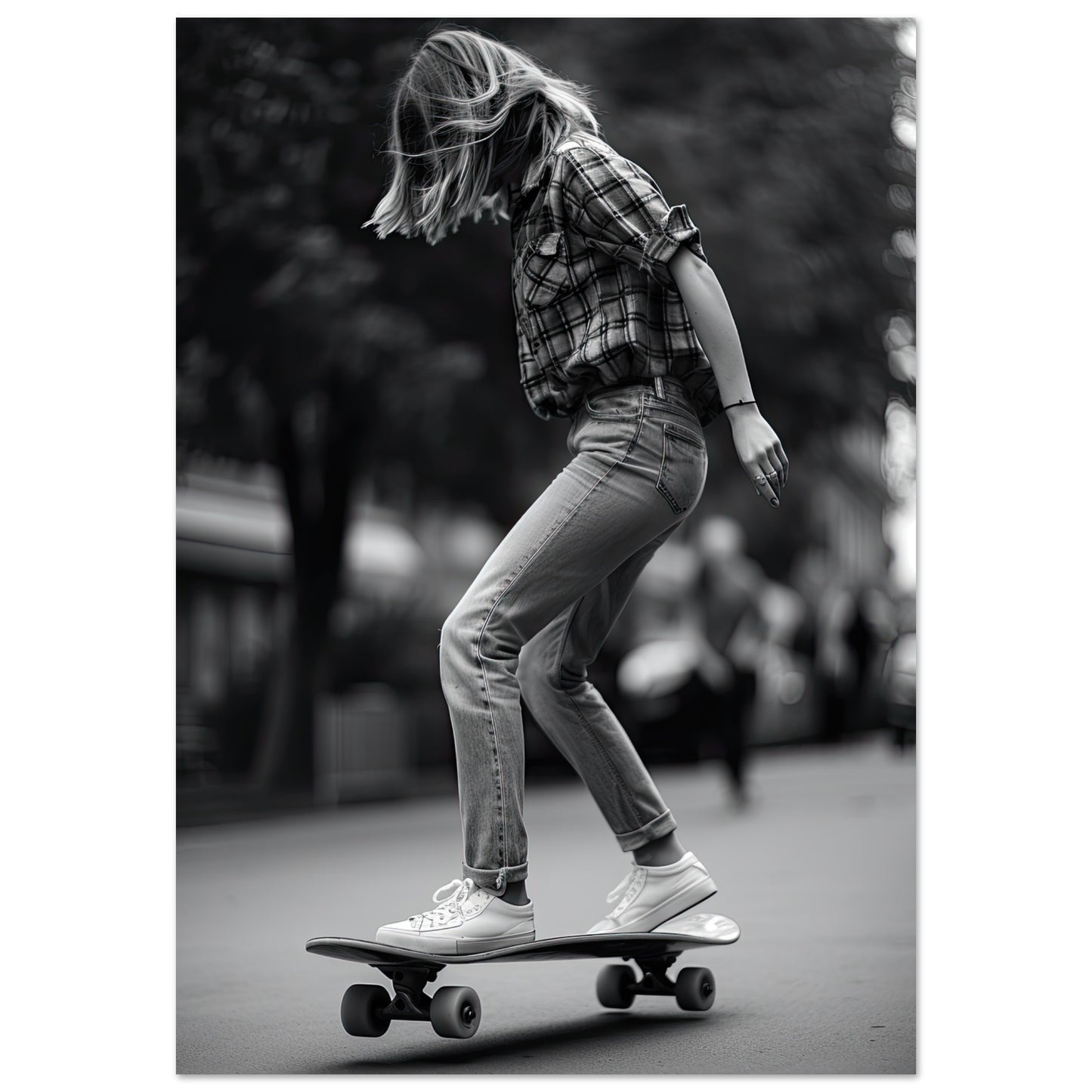 Skater Girl, Aluminiumdruck - Stiersbeste