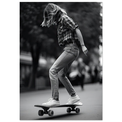 Skater Girl, Aluminiumdruck - Stiersbeste