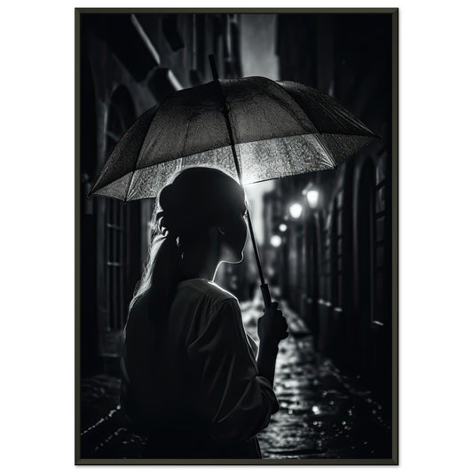 Funkeln der Nacht, Poster mit Alurahmen - Stiersbeste