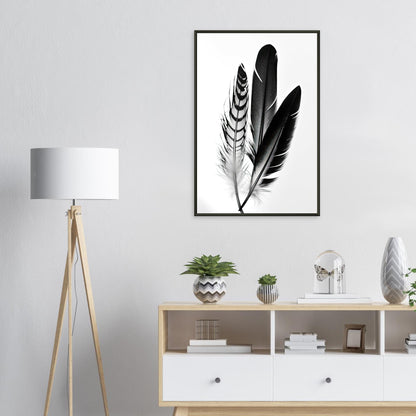 Blackbird, Poster mit Alurahmen - Stiersbeste