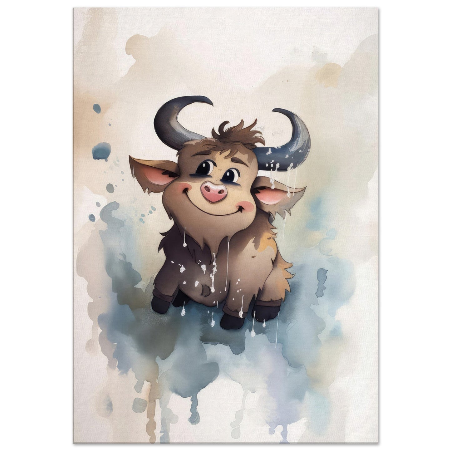 Süßer Stier, Leinwanddruck - Stiersbeste