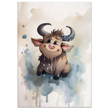 Süßer Stier, Leinwanddruck - Stiersbeste