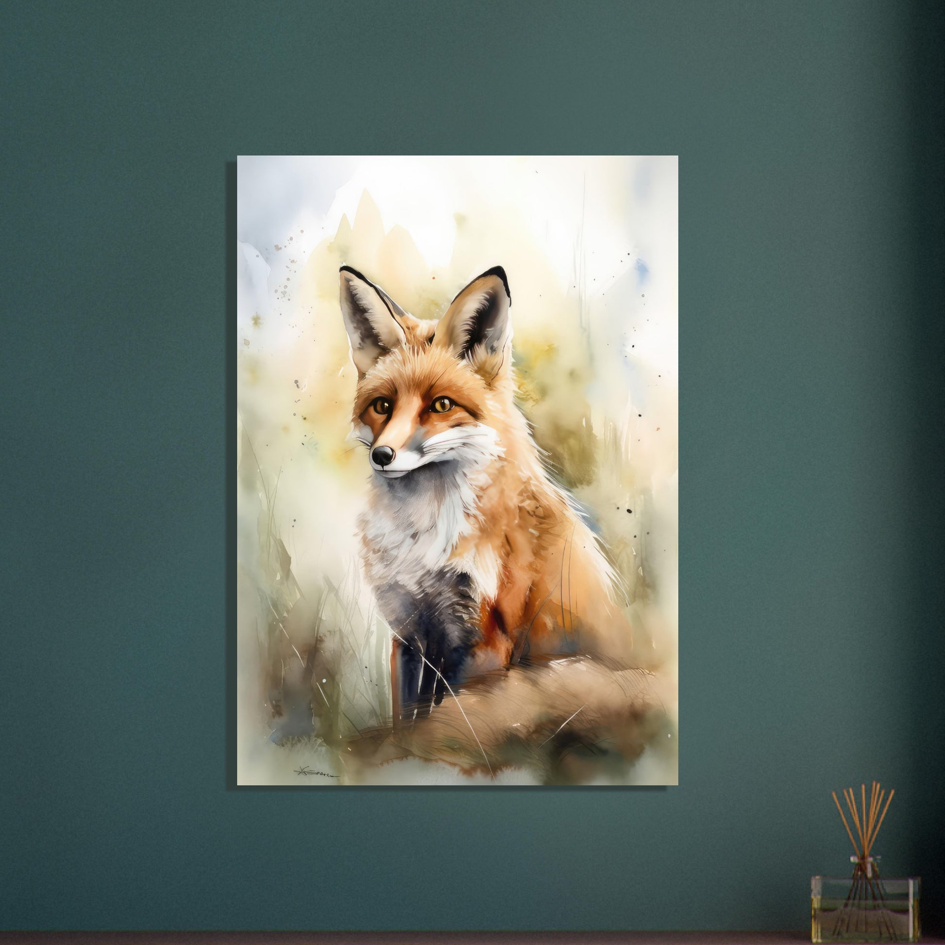 Die Wildnis im Blick, Aluminiumdruck - Stiersbeste