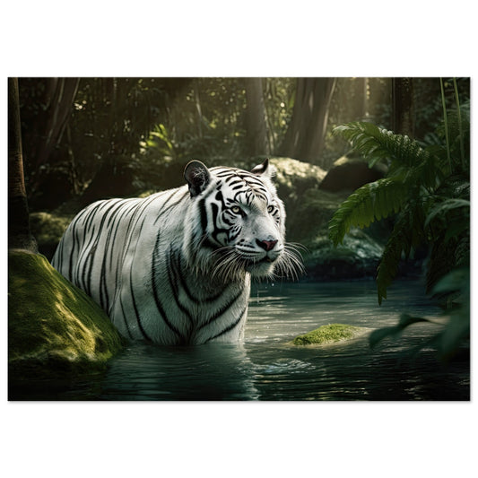 Tiger Bad, Leinwanddruck - Stiersbeste