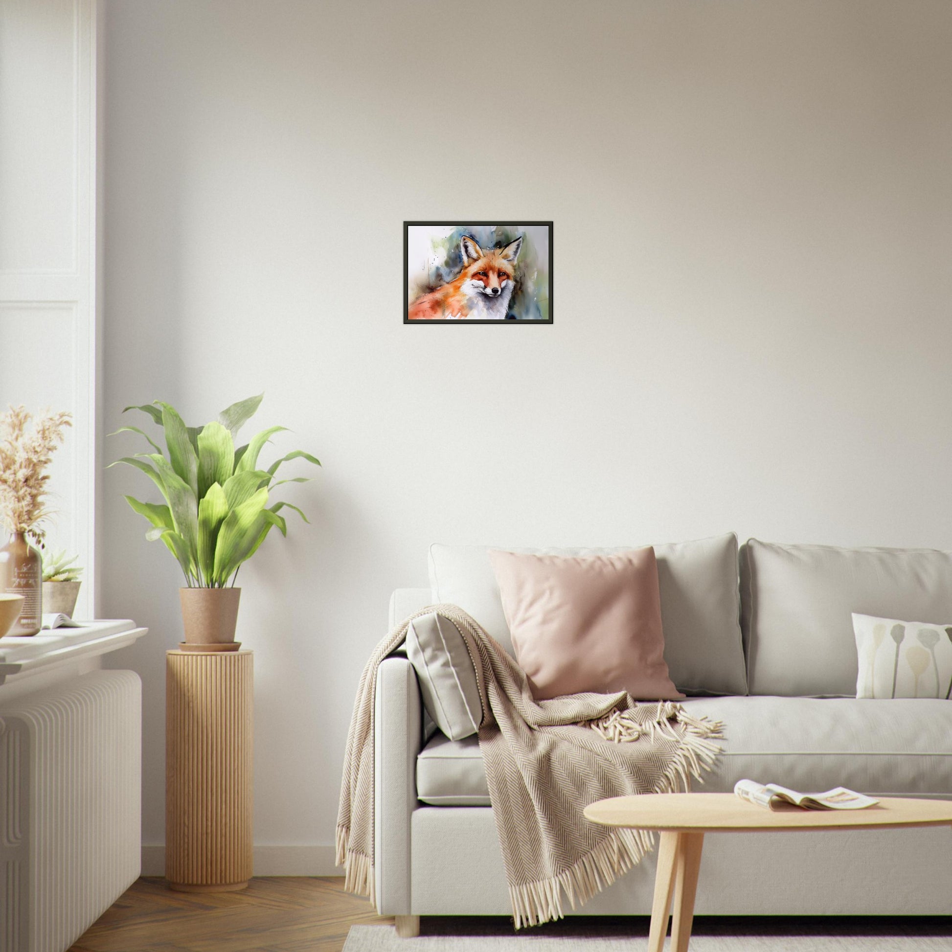Magie des Fuchsgeistes, Poster mit Alurahmen - Stiersbeste