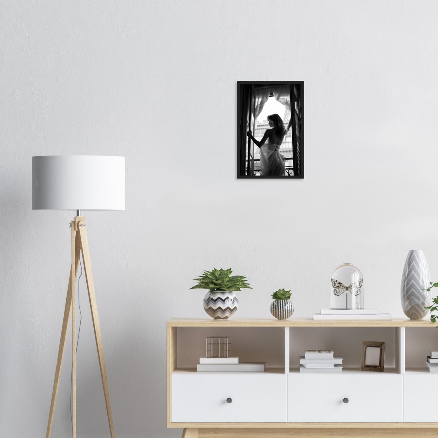 Open Window, Poster mit Holzrahmen - Stiers Beste