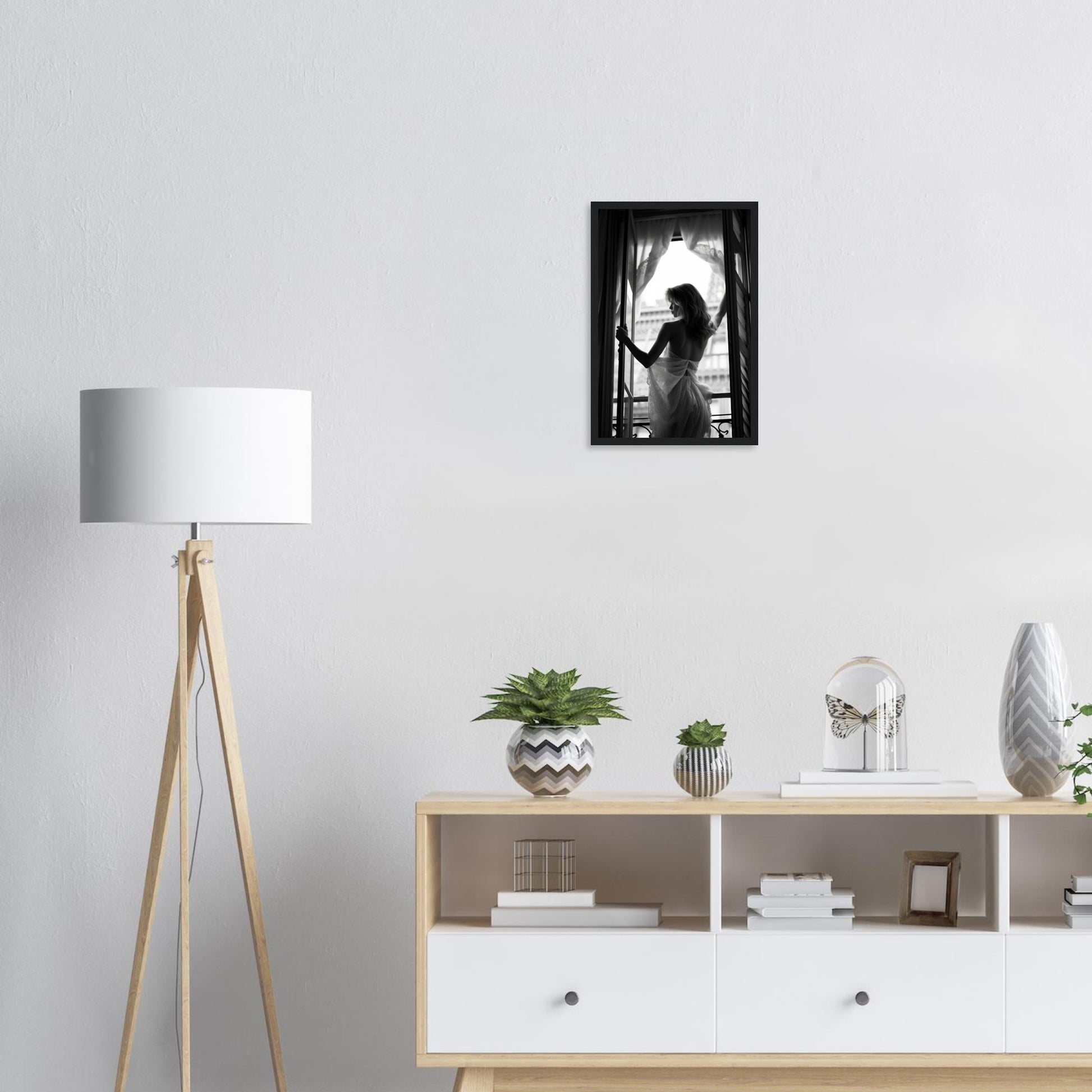 Open Window, Poster mit Holzrahmen - Stiers Beste