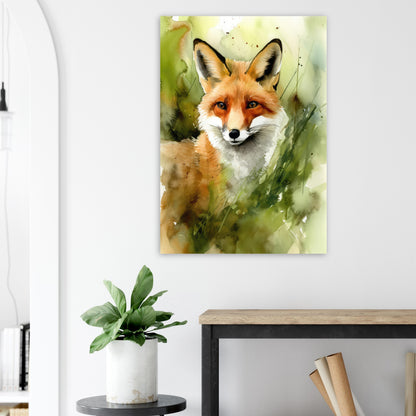 In den Augen des Fuchses, Aluminiumdruck - Stiersbeste