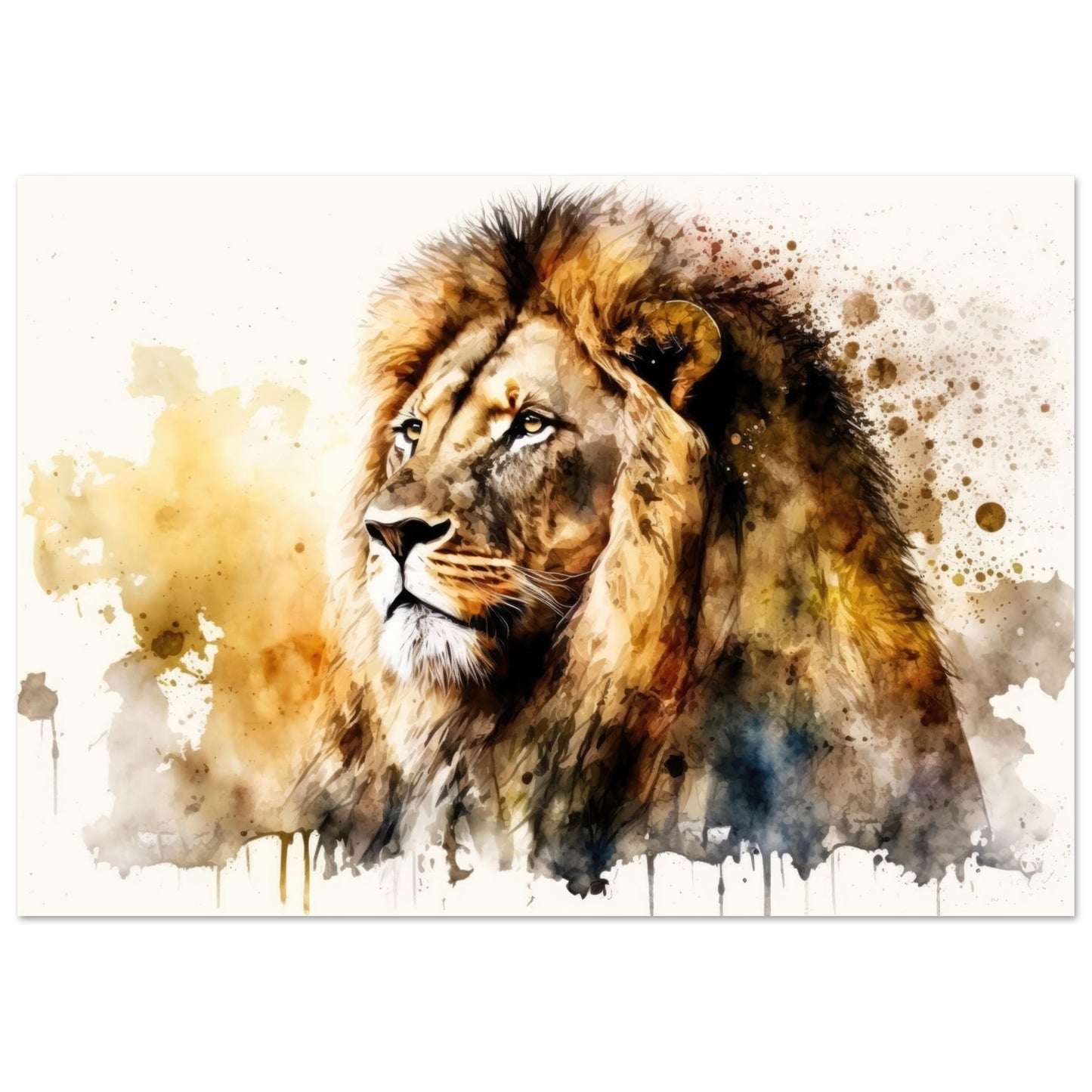 Blick in die Savane, Aluminiumdruck - Stiersbeste