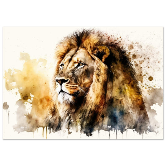 Blick in die Savane, Aluminiumdruck - Stiersbeste