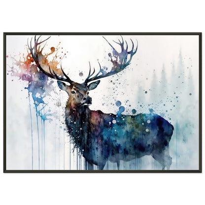 Sanfte Wildnis Farben, Poster mit Alurahmen - Stiersbeste