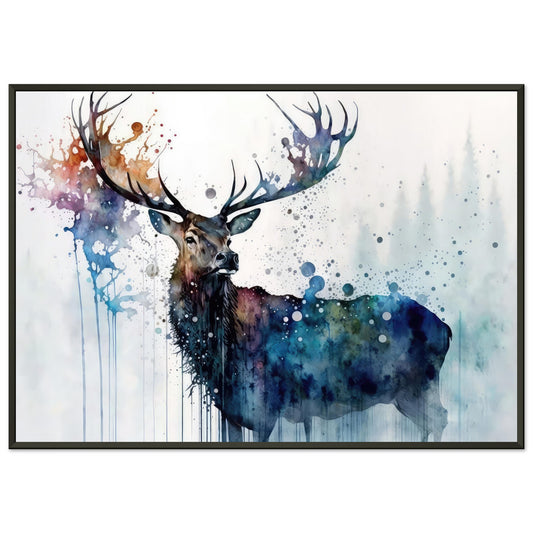 Sanfte Wildnis Farben, Poster mit Alurahmen - Stiersbeste