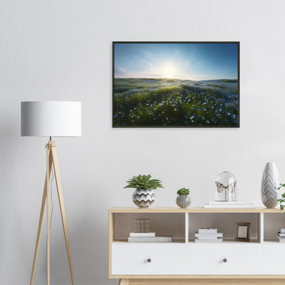 Weite Wiese, Poster mit Alurahmen - Stiers Beste